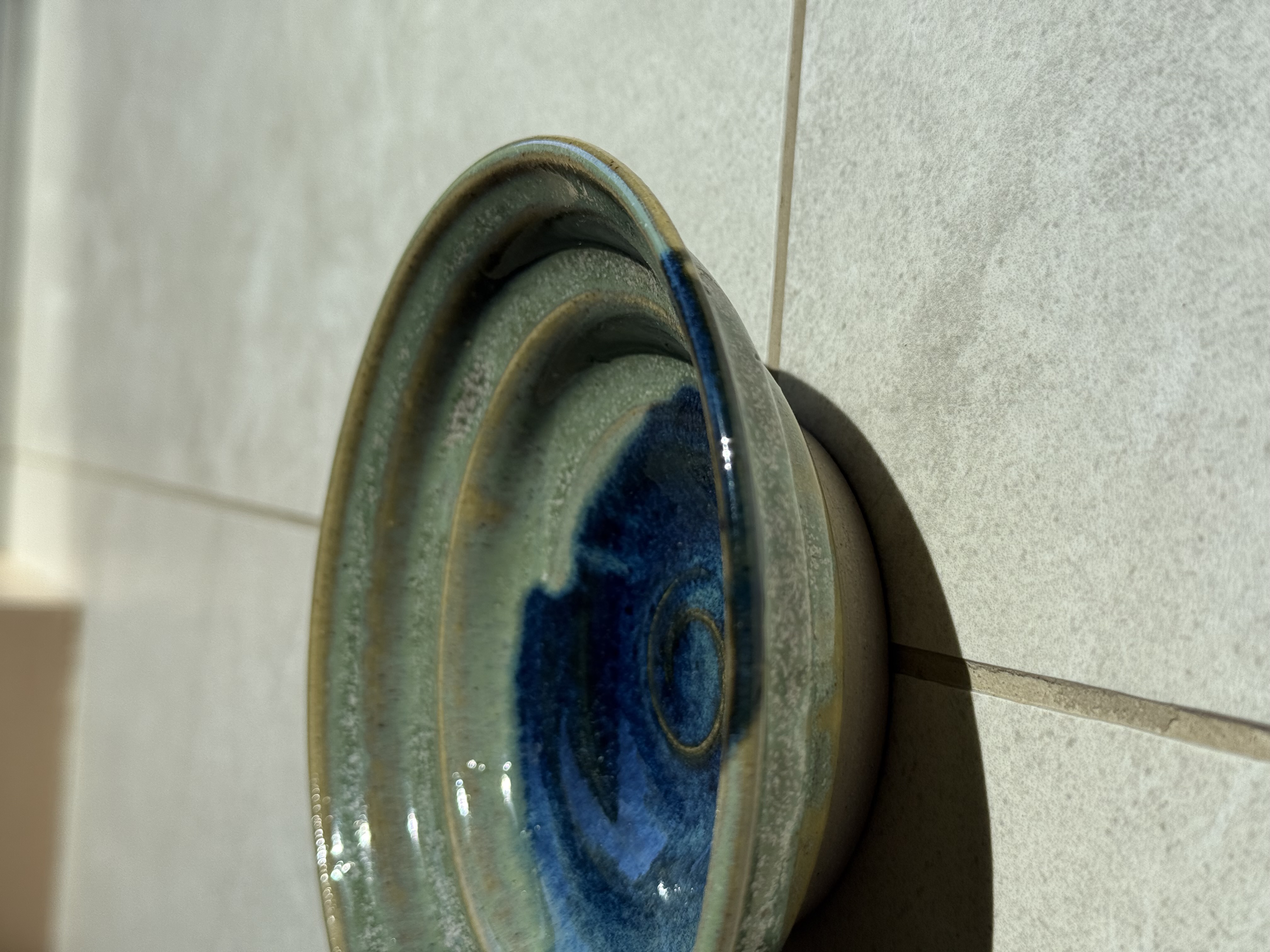 Blue Rim Plate — image 1 of 3